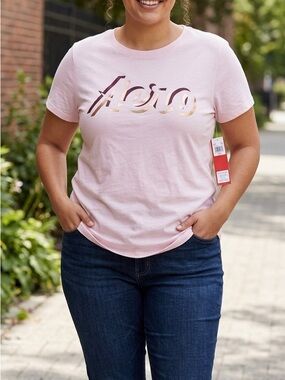 NWT Aeropostale Sport Light Pink Graphic T-Shirt – Size 1X